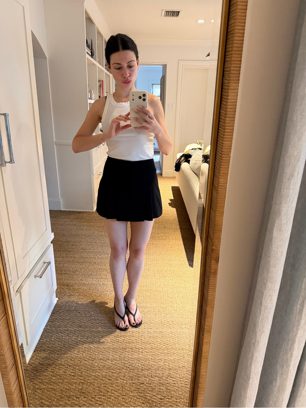 NWT Zara Black Pleated Skort XS - Picture 12 of 12